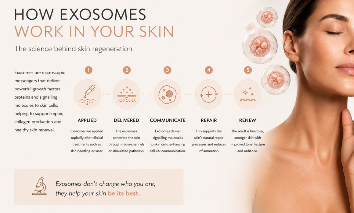 How exosomes work in your skin